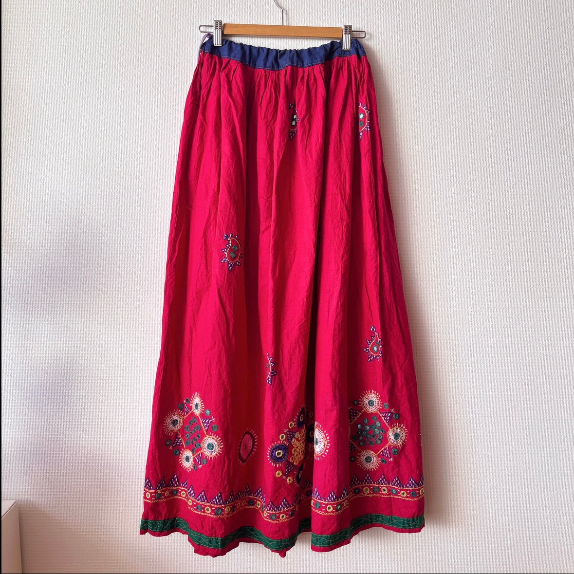 スカート ameri vintage india embroidery skirt Ameri VINTAGE - Ameri VINTAGE INDIA EMBROIDERY SKIRTの通販