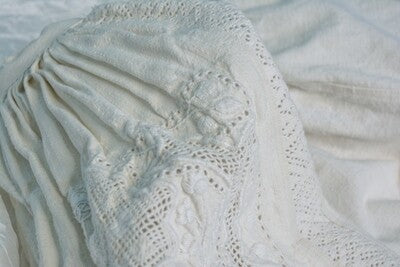 20/30s Antique Peasant Cotton Blouse S/M