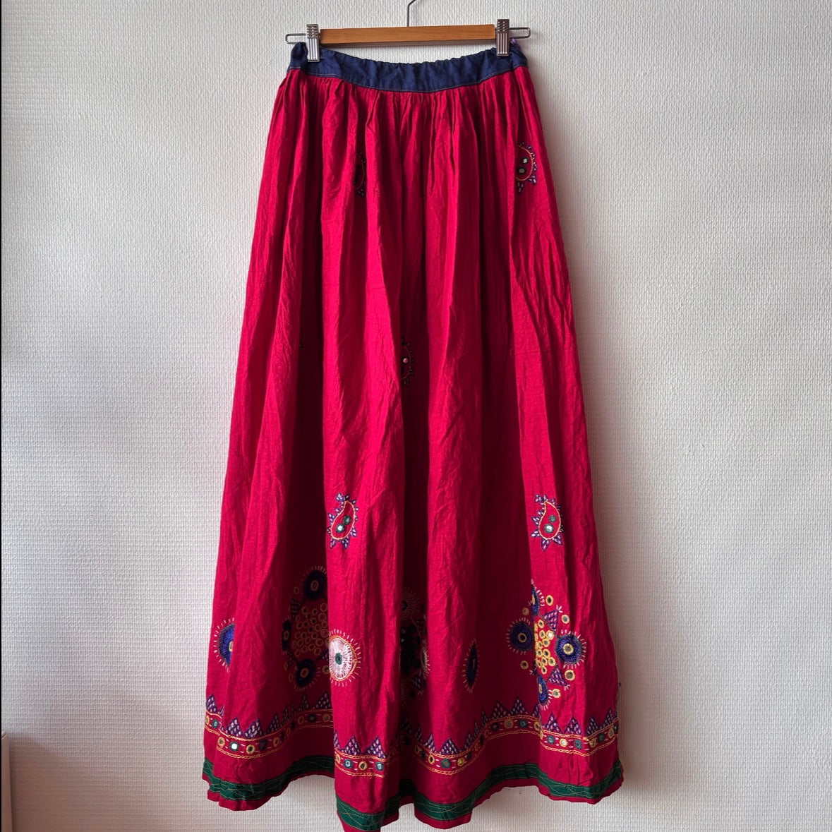 Vintage Indian Embroidered Skirt