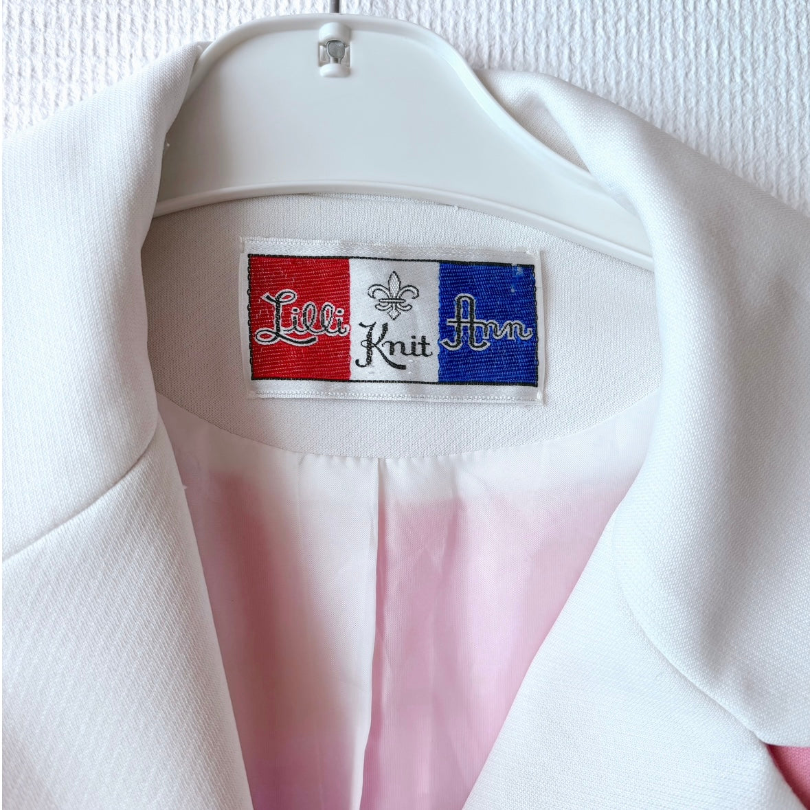 Vintage 60s Lilli Ann Knit Pink Coat