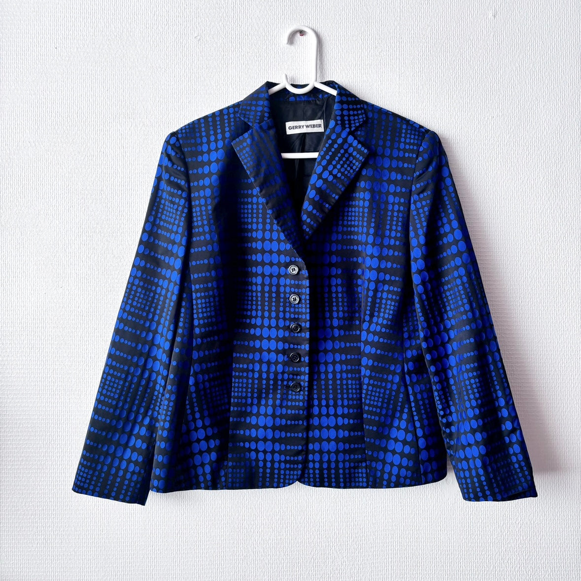Gerry Weber Black and Blue Polka Dot Blazer