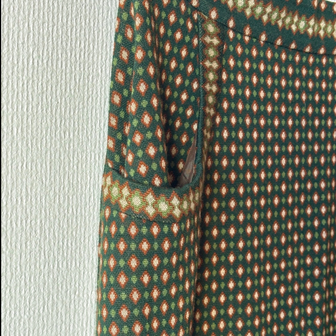 Vintage 70s Wool Maxi Skirt