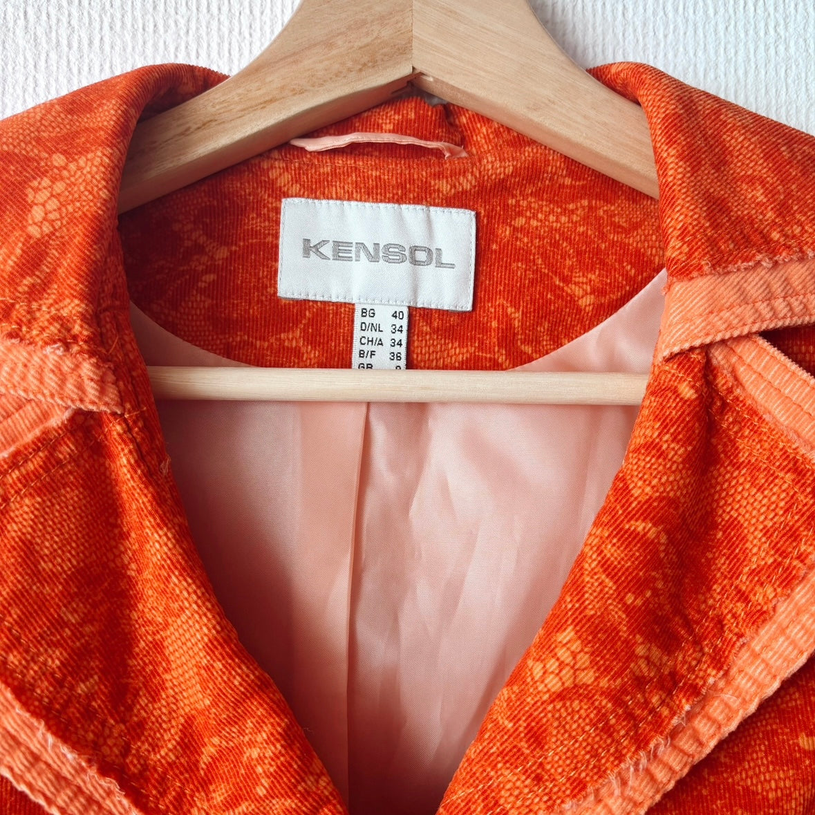Orange Flower Retro Set