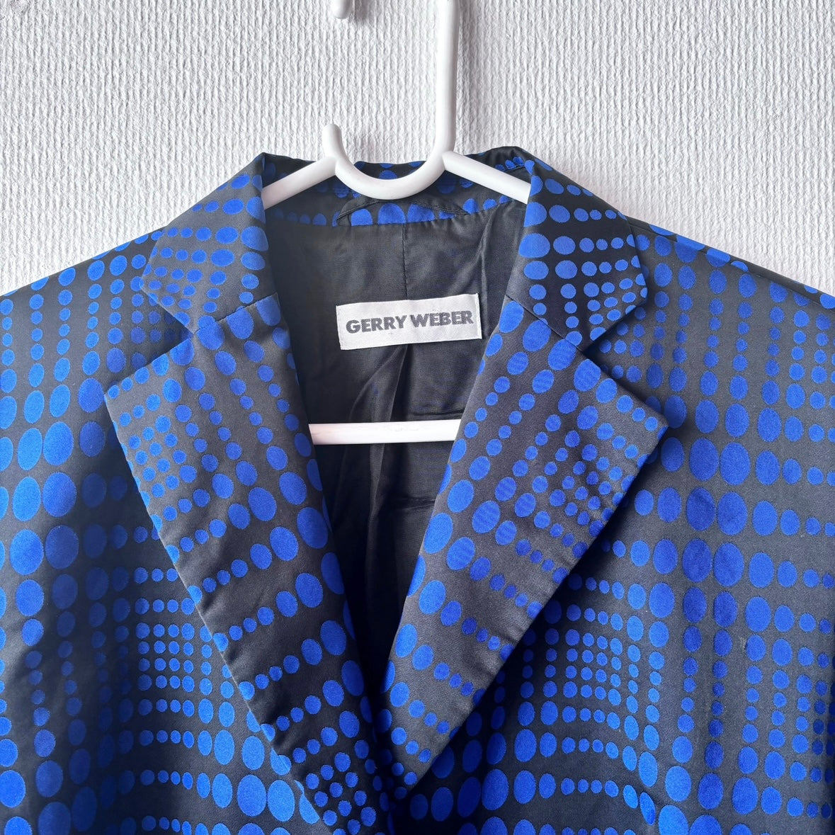 Gerry Weber Black and Blue Polka Dot Blazer