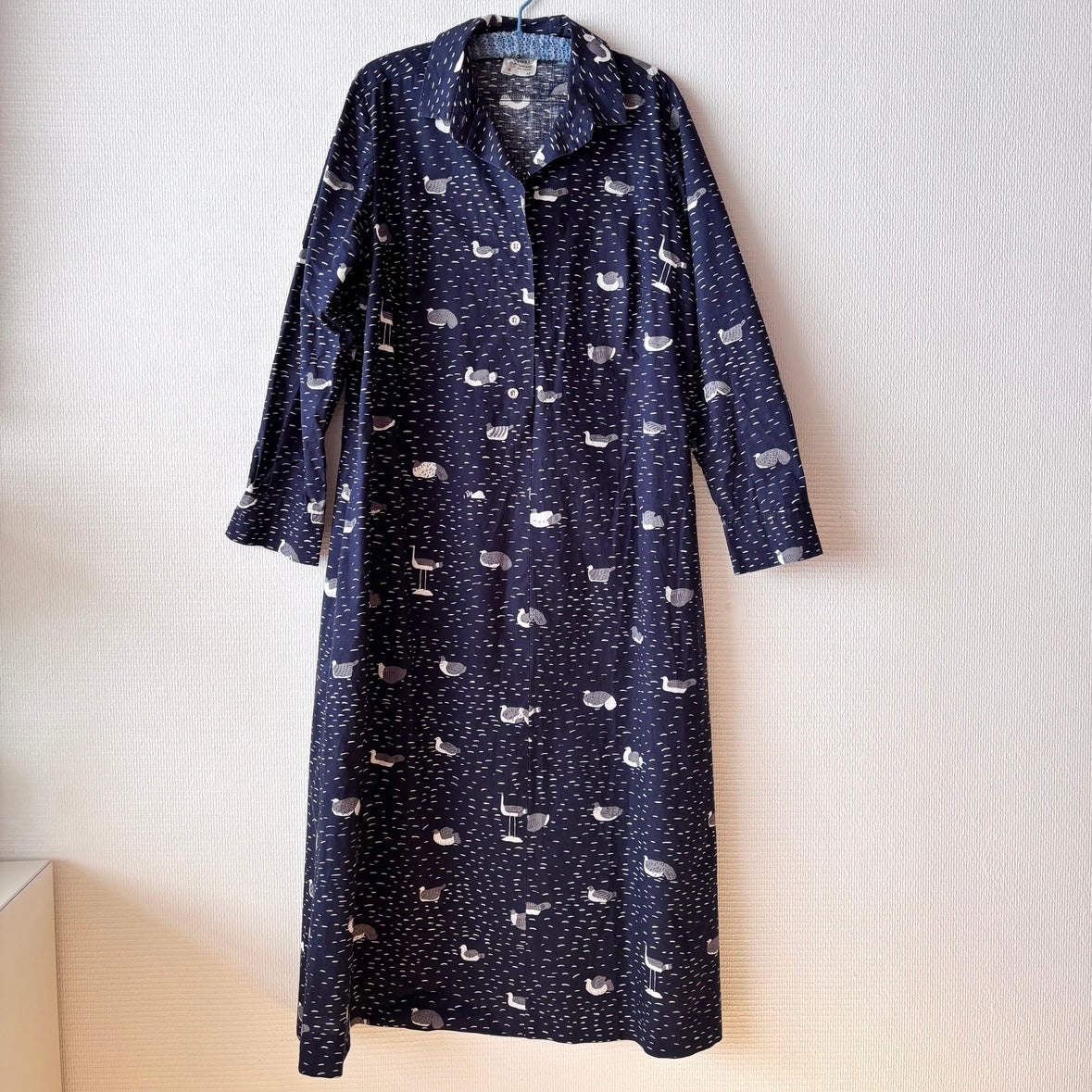 1977 Vintage Marimekko Bird Print Dress Red Vintage 1977 Vintage Marimekko Bird Print Dress Red Vintage