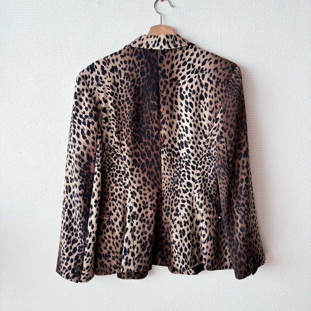 Moschino Leopard Print 90s Blazer