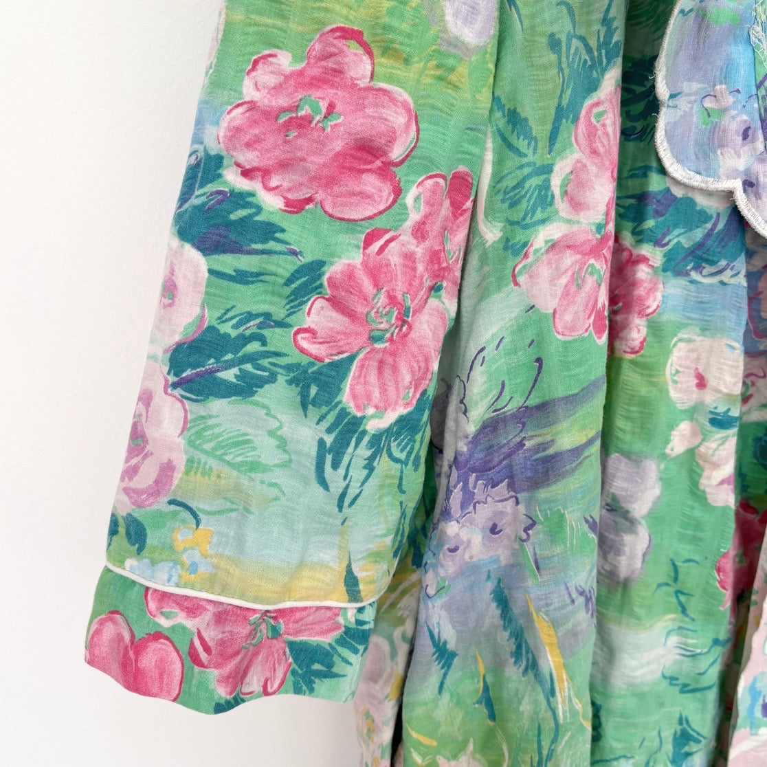 Watercolor Floral Robe L