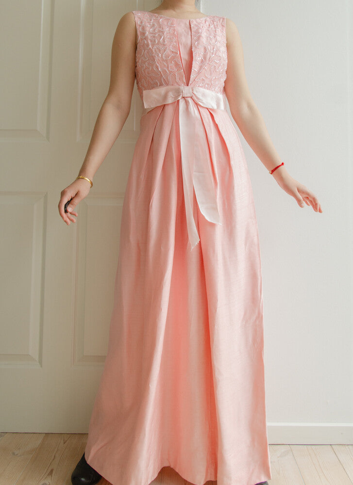 Pink vintage gala dress