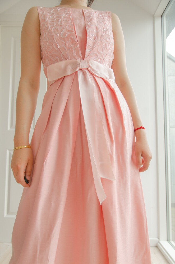 Pink vintage gala dress