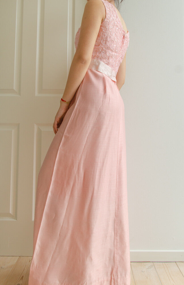 Pink vintage gala dress