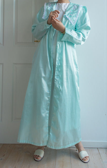 Mint green robe M/L