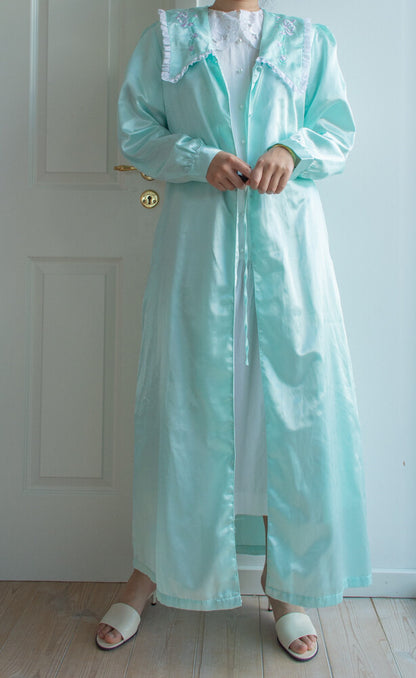 Mint green robe M/L