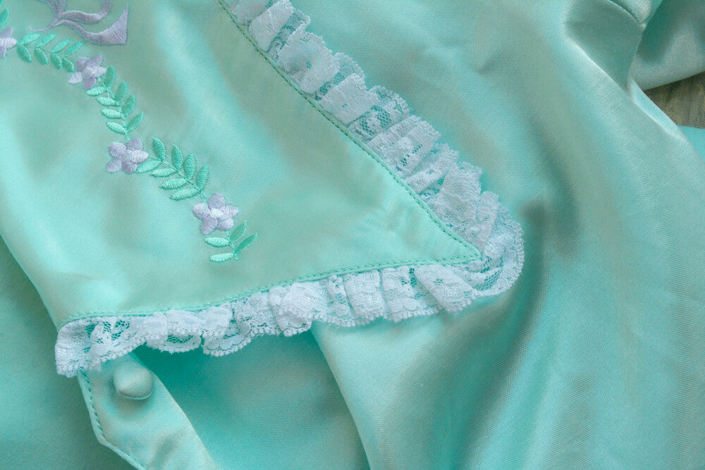 Mint green robe M/L