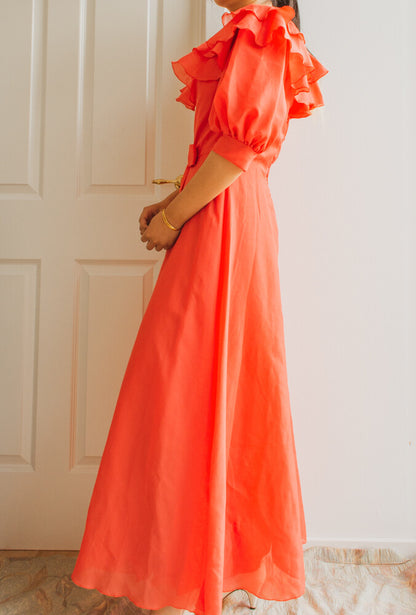 Coral princess dress M