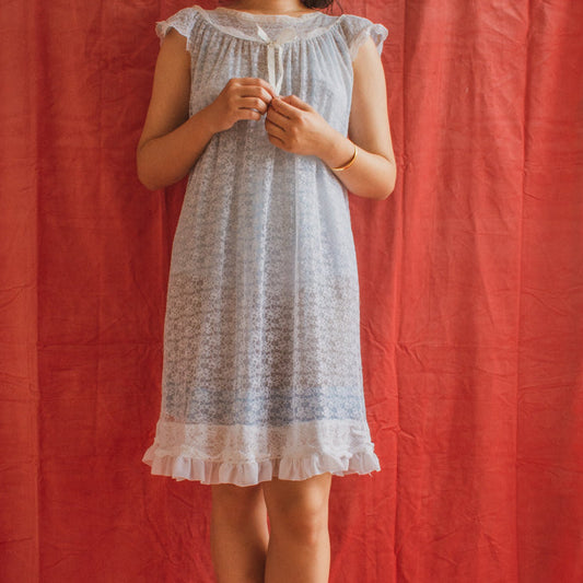 Blue night dress