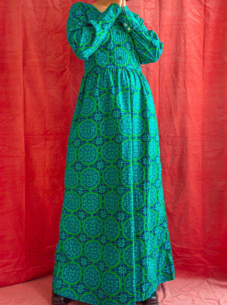 Gabrielle Fouell 70s dress M/L