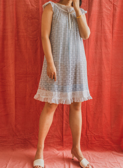 Blue night dress