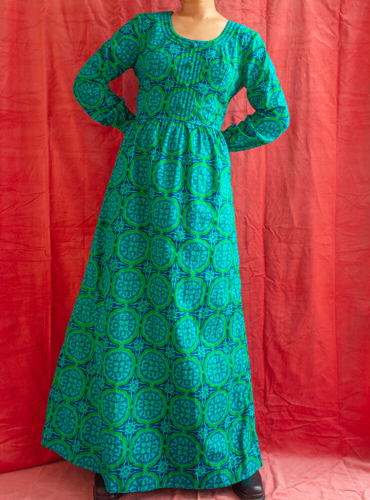 Gabrielle Fouell 70s dress M/L