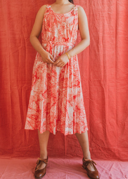 Retro summer dress L