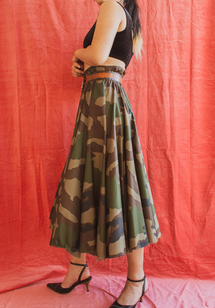 Camouflage skirt L