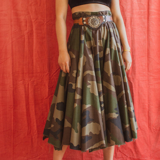 Camouflage skirt L