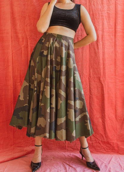 Camouflage skirt L