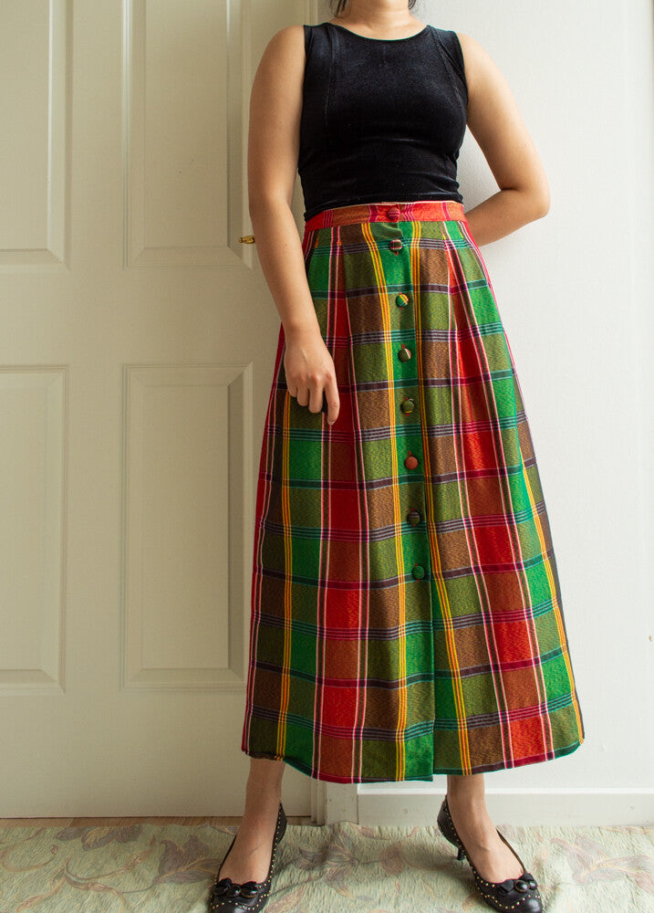 Color block skirt L