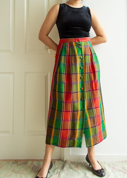 Color block skirt L