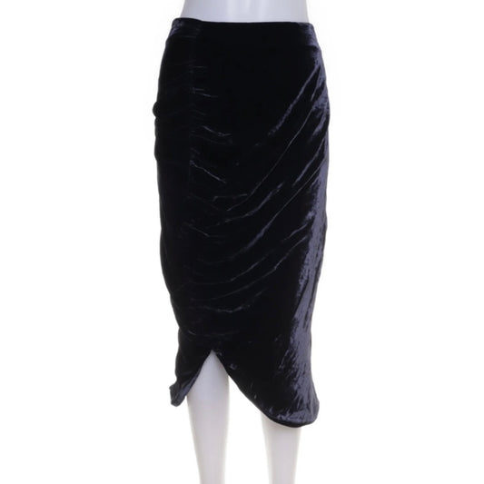 Vivetta Black Velour Skirt M/L