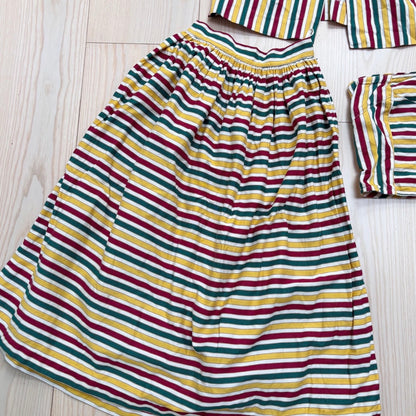 Handmade Striped Three-Piece Set XXS