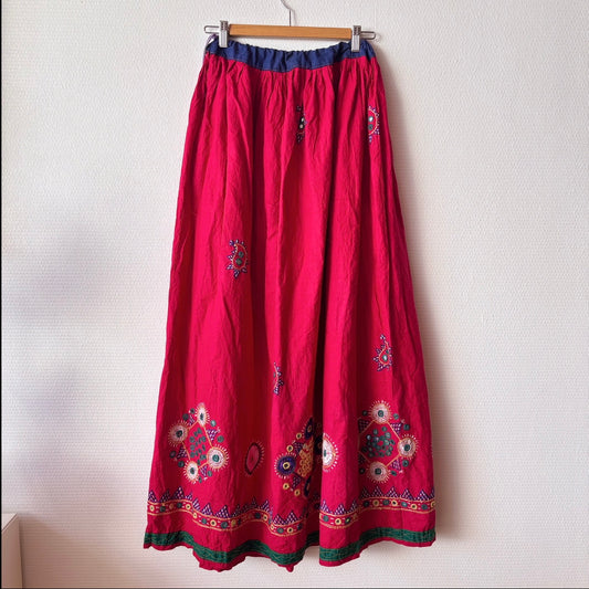 Vintage Indian Embroidered Skirt