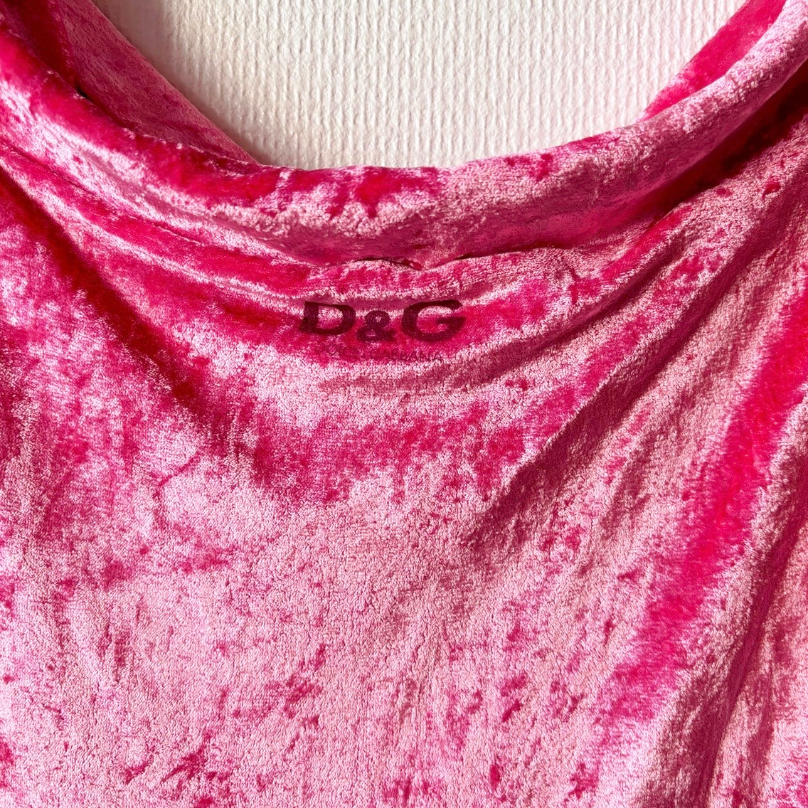 Vintage Dolce & Gabbana Velvet Top L