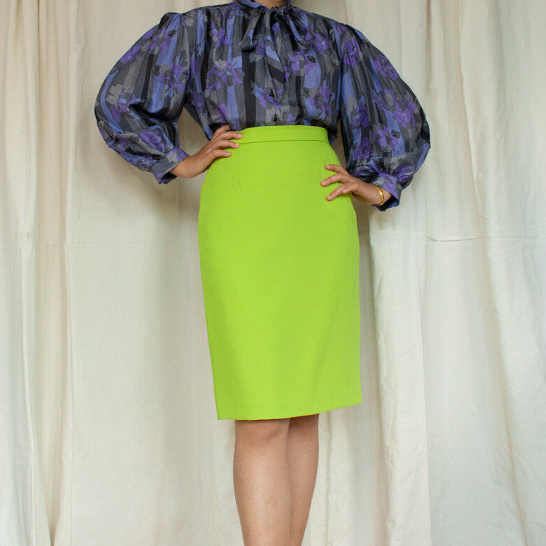 Apple green skirt XS/S