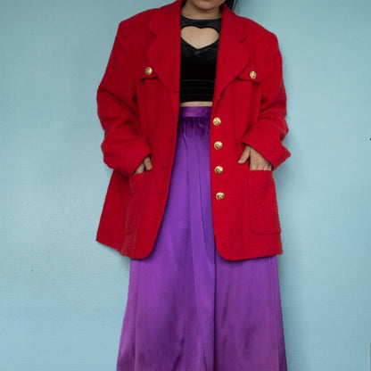 Classic red retro blazer XL/oversize