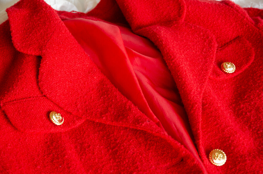 Classic red retro blazer XL/oversize