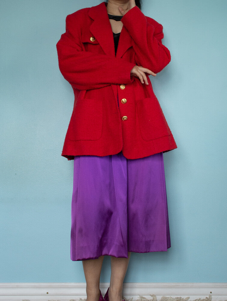 Classic red retro blazer XL/oversize