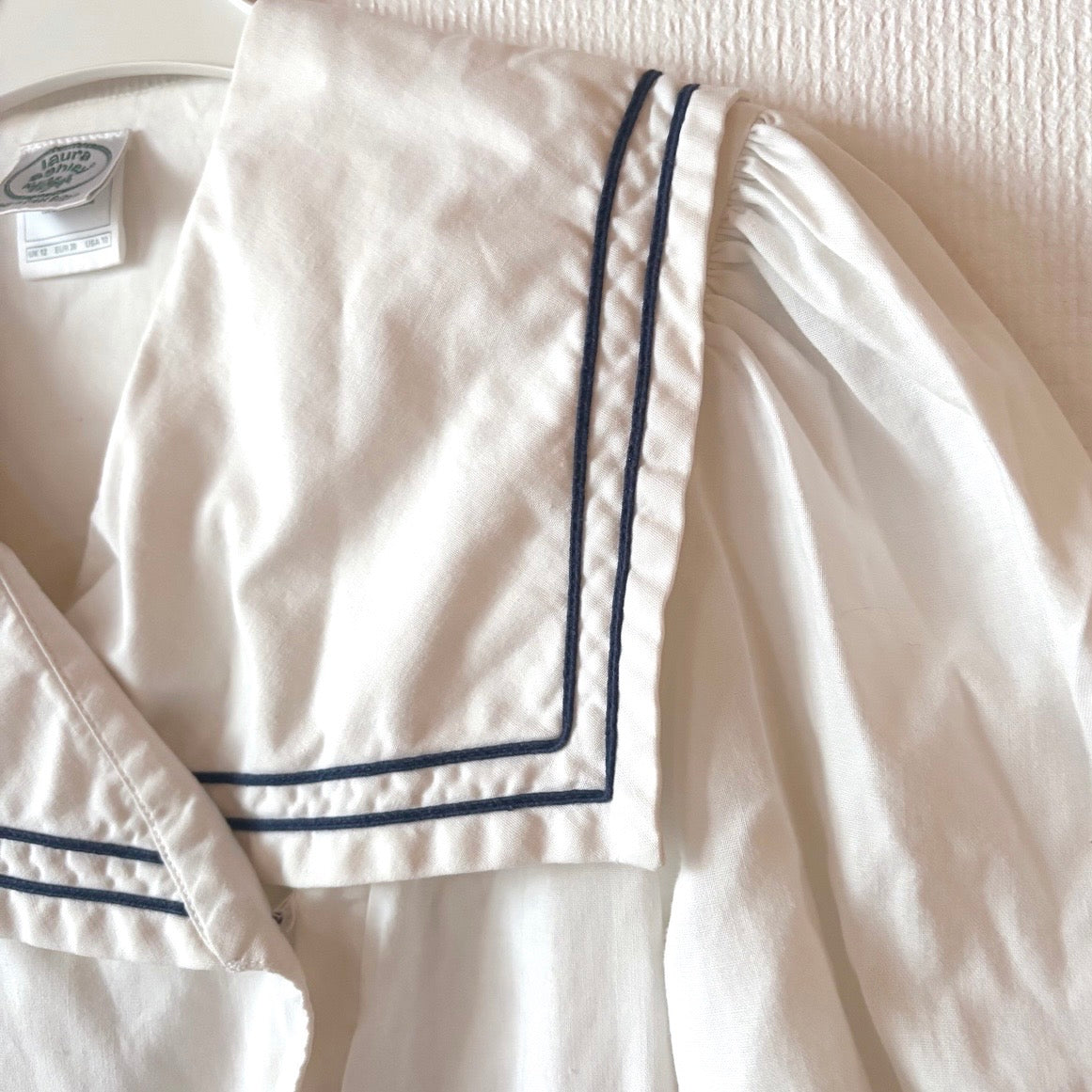 Vintage Laura Ashley Sailor Dress M