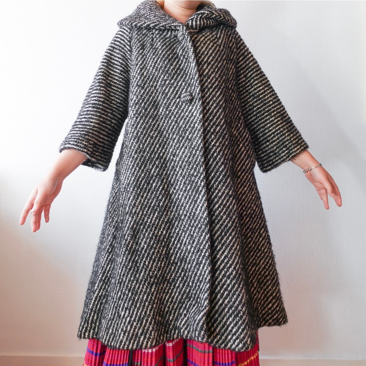 Vintage Lilli Ann Paris Wool Swing Coat