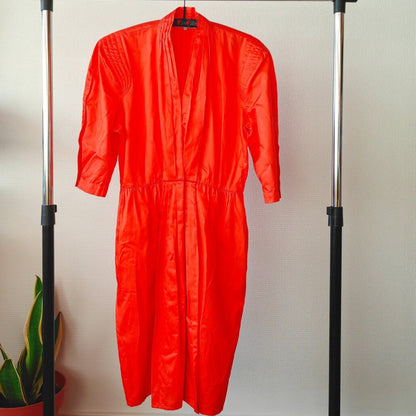 Thierry Mugler orange/red dress M/L