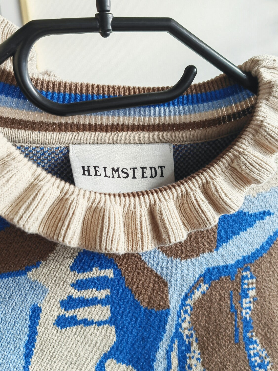 Helmstedt blue sweater S/M