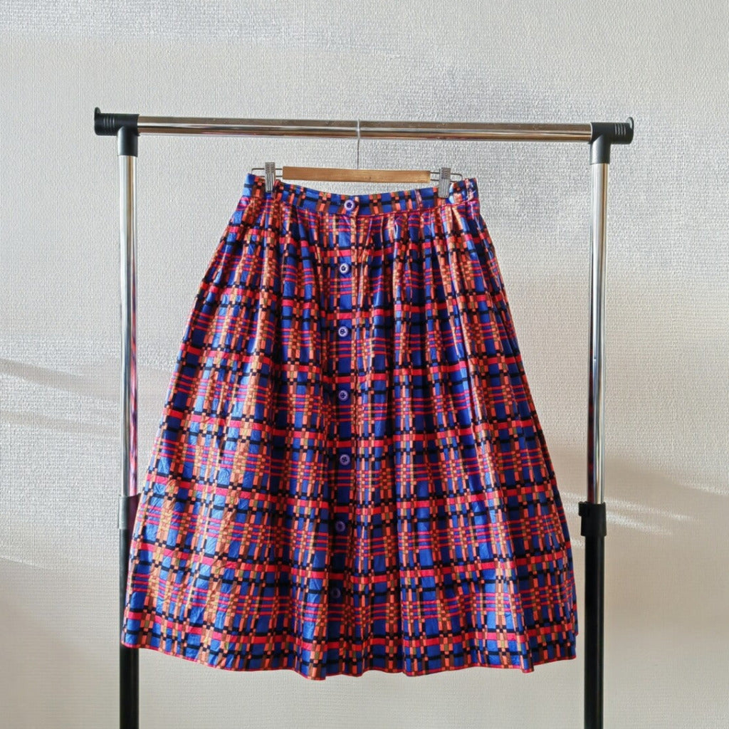 Colorful blue skirt M/L