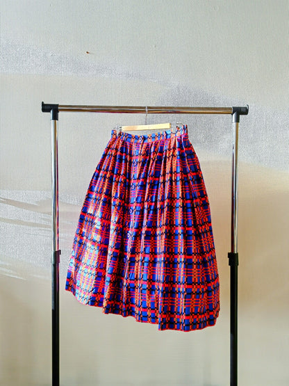 Colorful blue skirt M/L