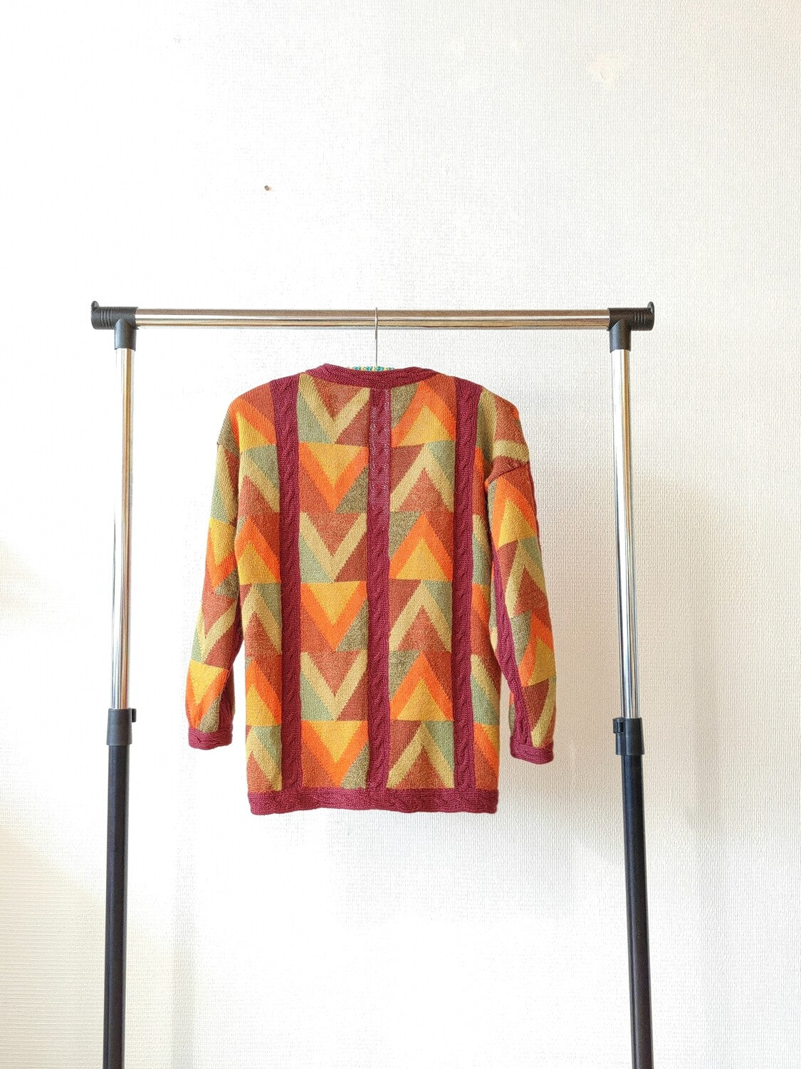 Colorful vintage cardigan M