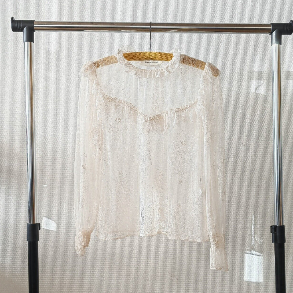 White lace blouse Sofie Schnoor S/M