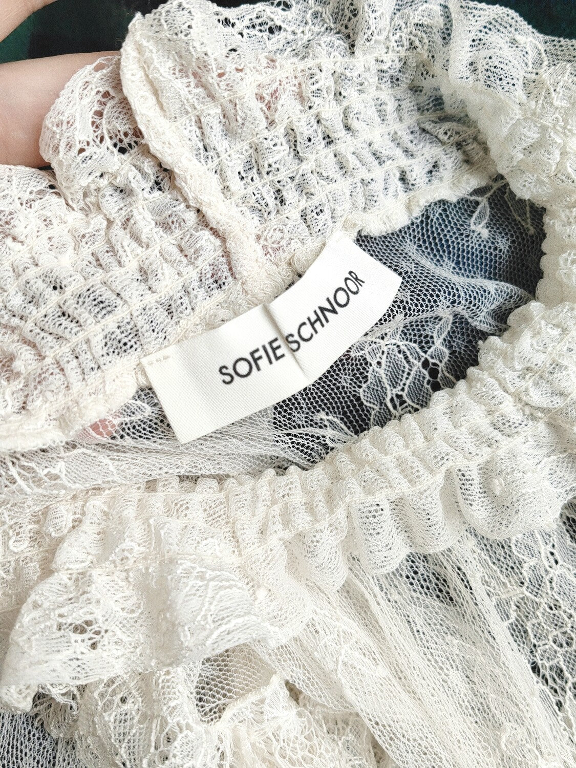 White lace blouse Sofie Schnoor S/M