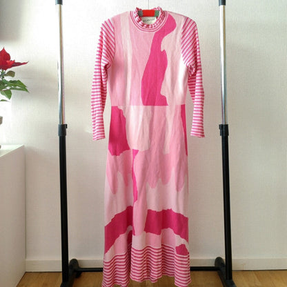 Helmstedt pink knit dress S/M