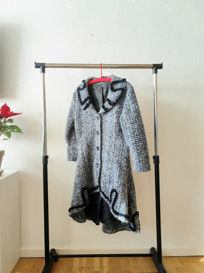 Grey retro coat Italy M