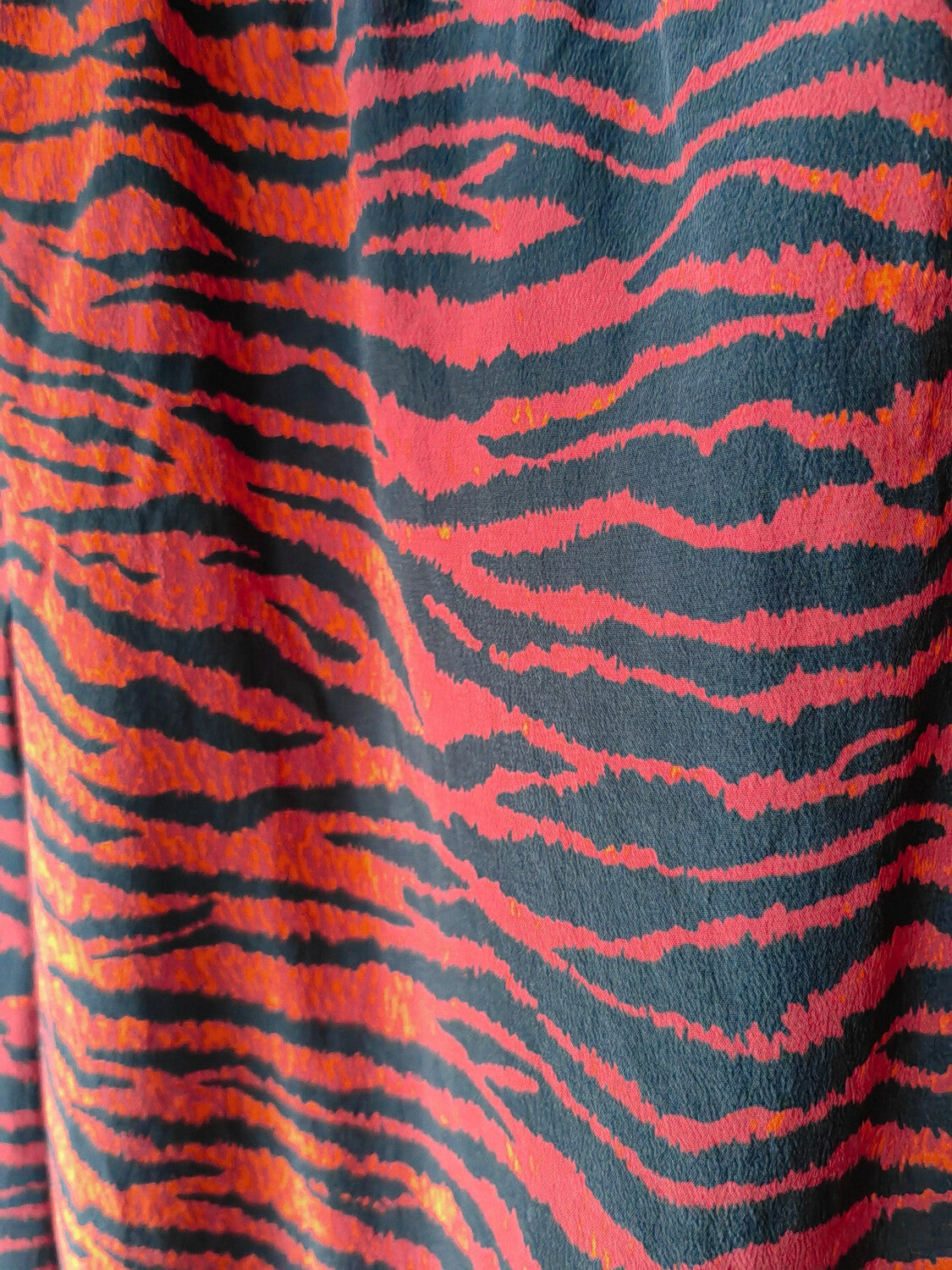 Kenzo HM Silk Red Blouse S/M