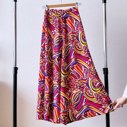 Colorful print pants XXS/XS