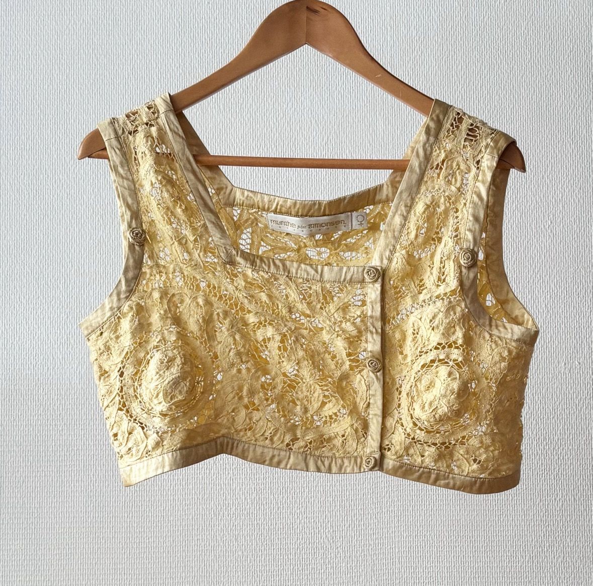 Munthe plus Simonsen Cream Yellow Top